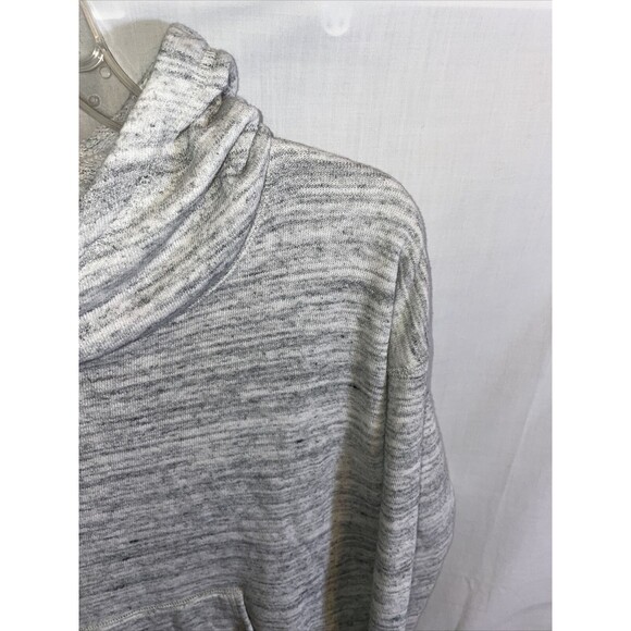 Reebok Pullover Hoodie Womens Size X Small Gray Cotton Blend Long Sleeve Running - Picture 4 of 12